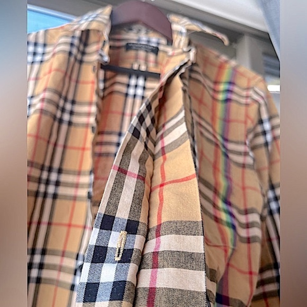 Burberry: Rainbow Chemise Nova Vintage Check Button Shirt (Limited Edition) - Picture 10 of 17